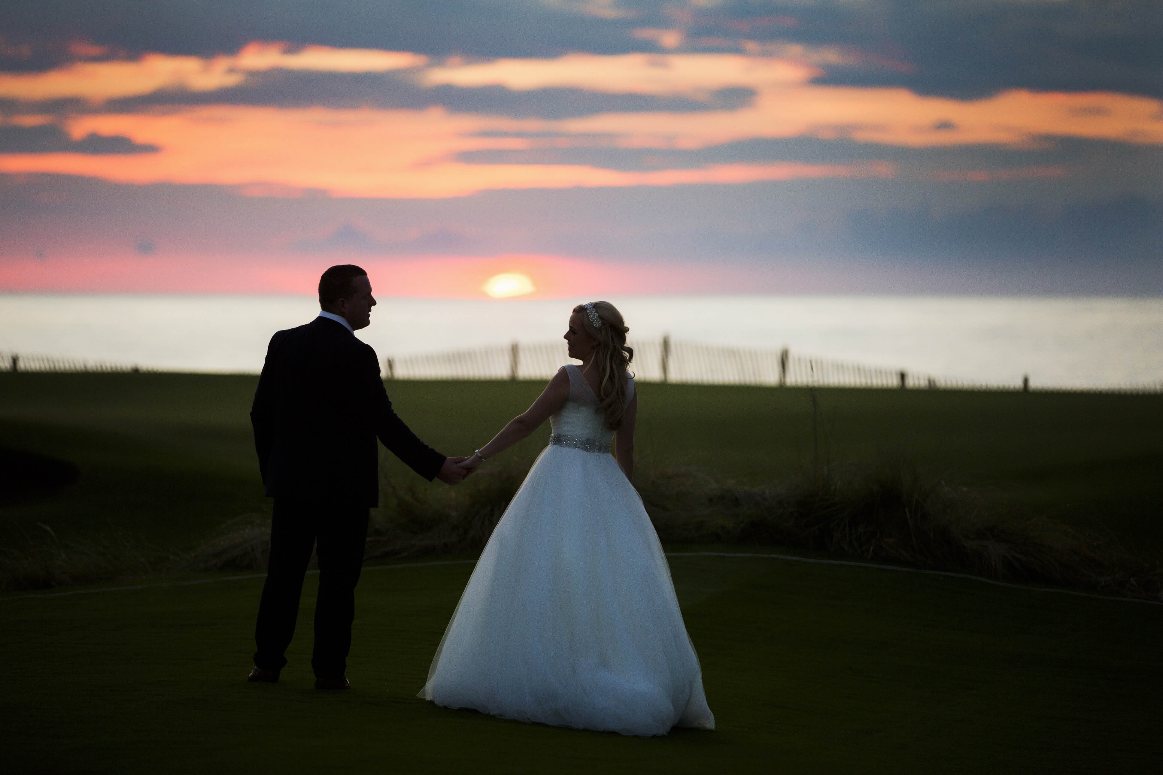 bernard carolan sun set doonbeg wedding