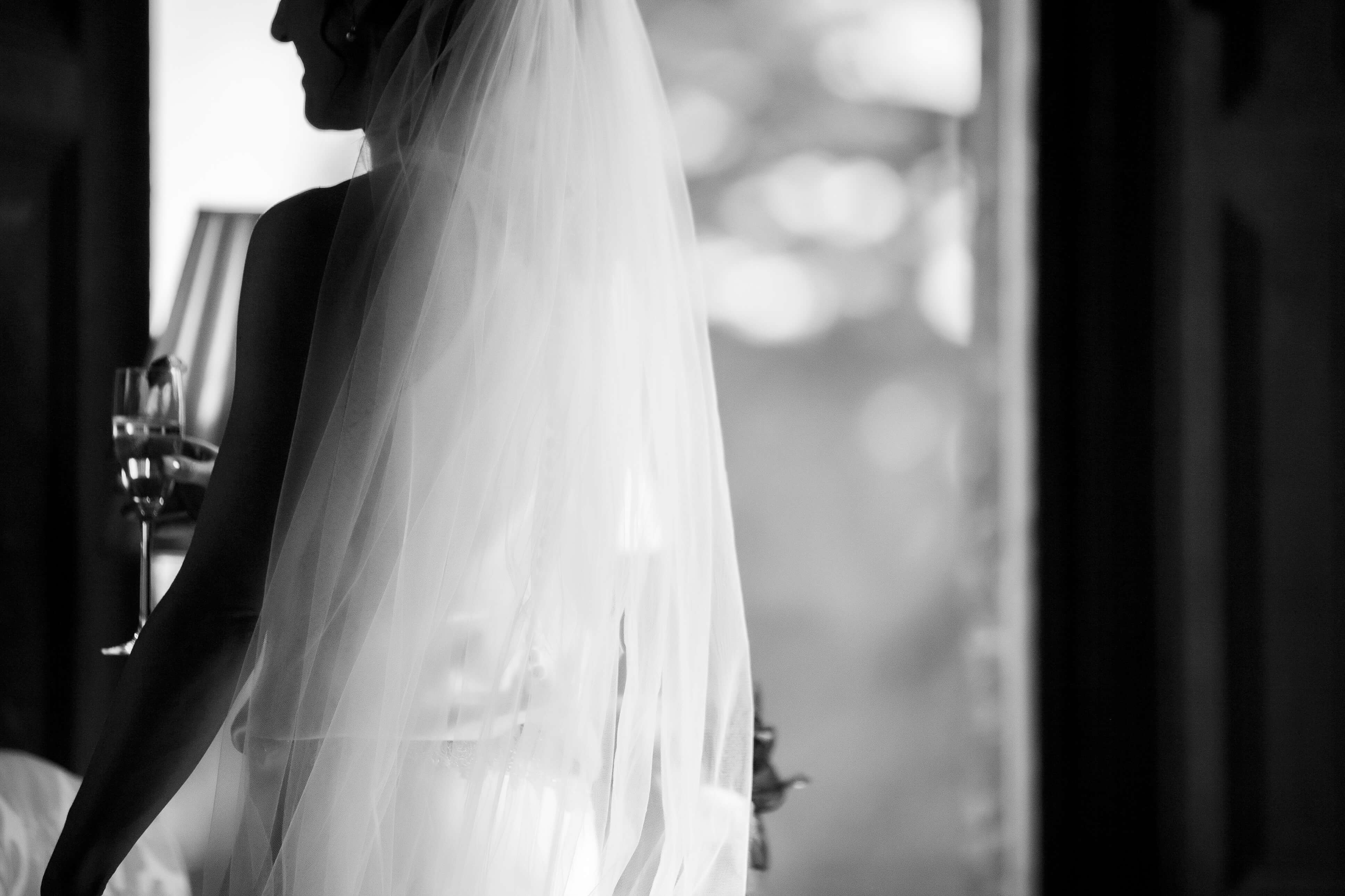 bernard carolan castle leslie wedding photographer brides veil