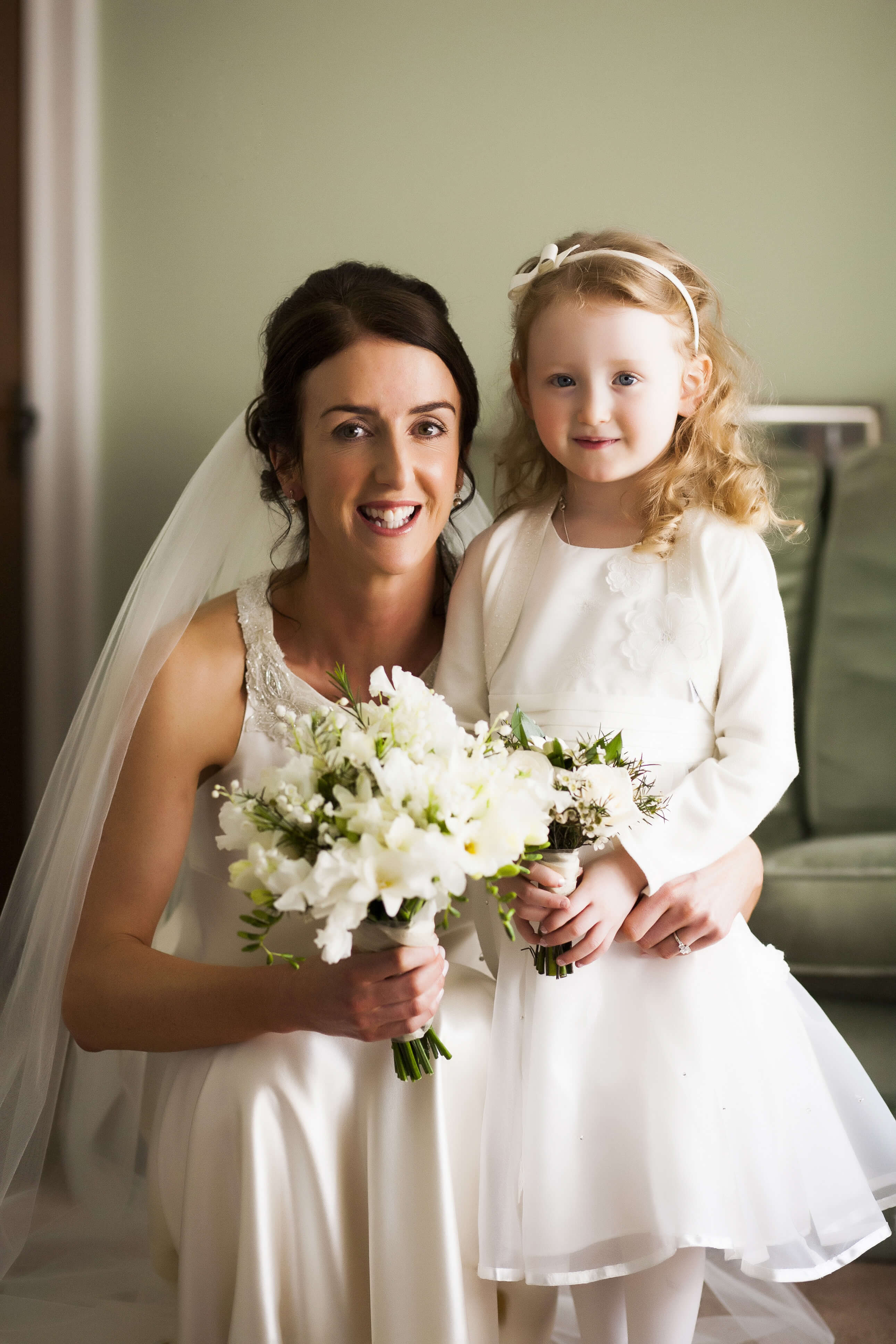 bernard carolan castle leslie wedding photographer flower girl