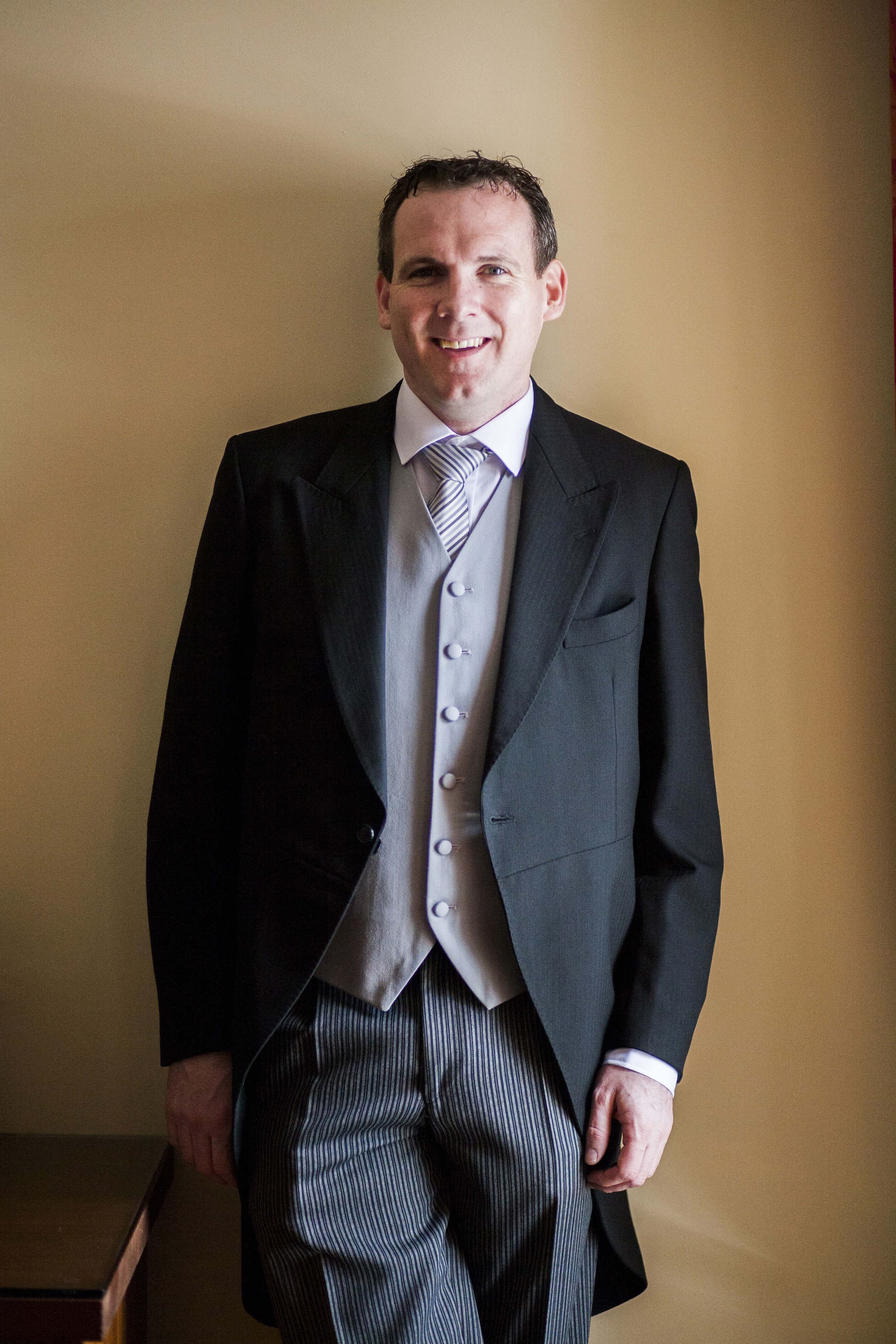bernard carolan castle leslie wedding photographer groom