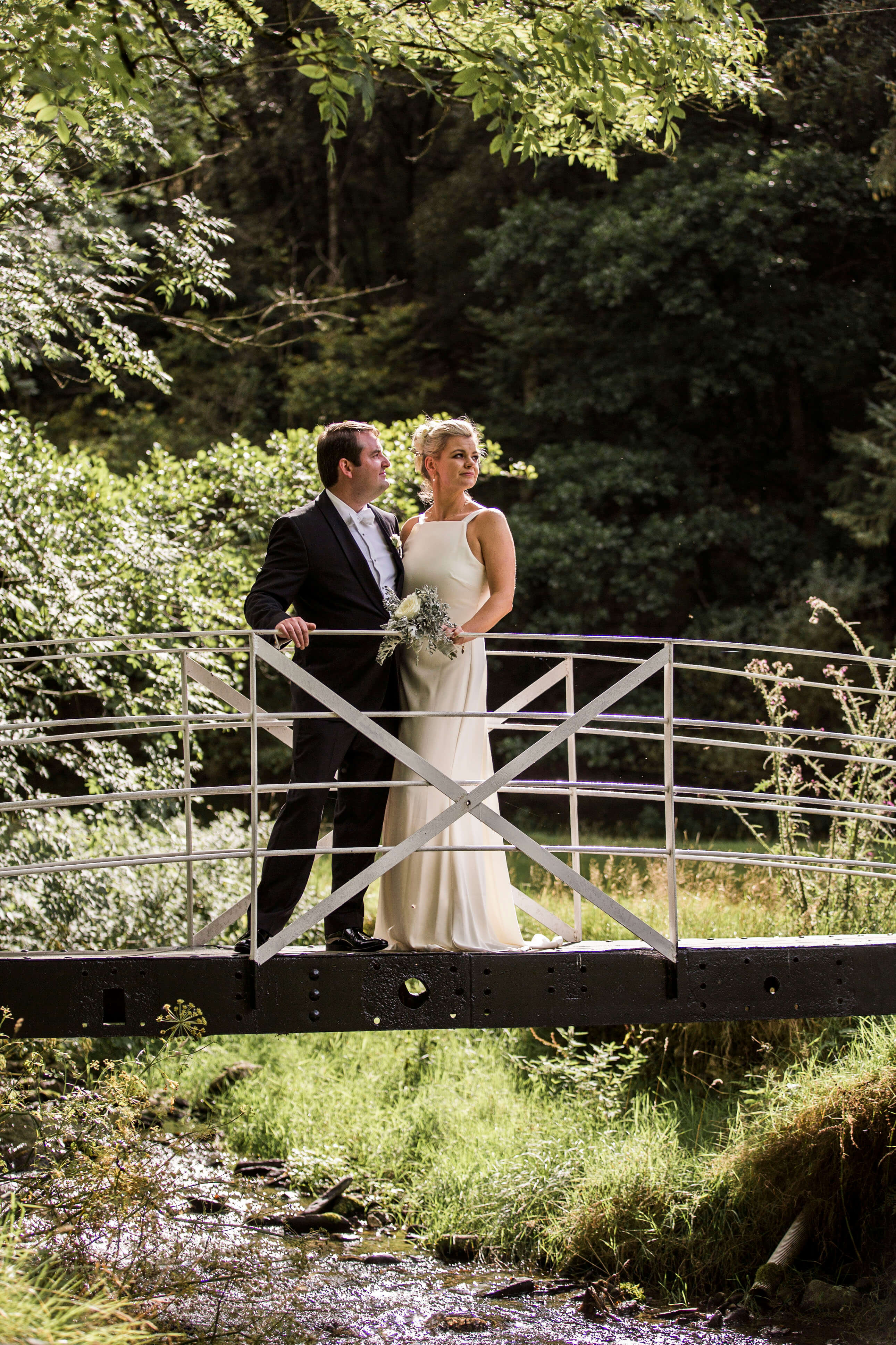 bernard carolan clonwilliam house wedding wicklow bridge river