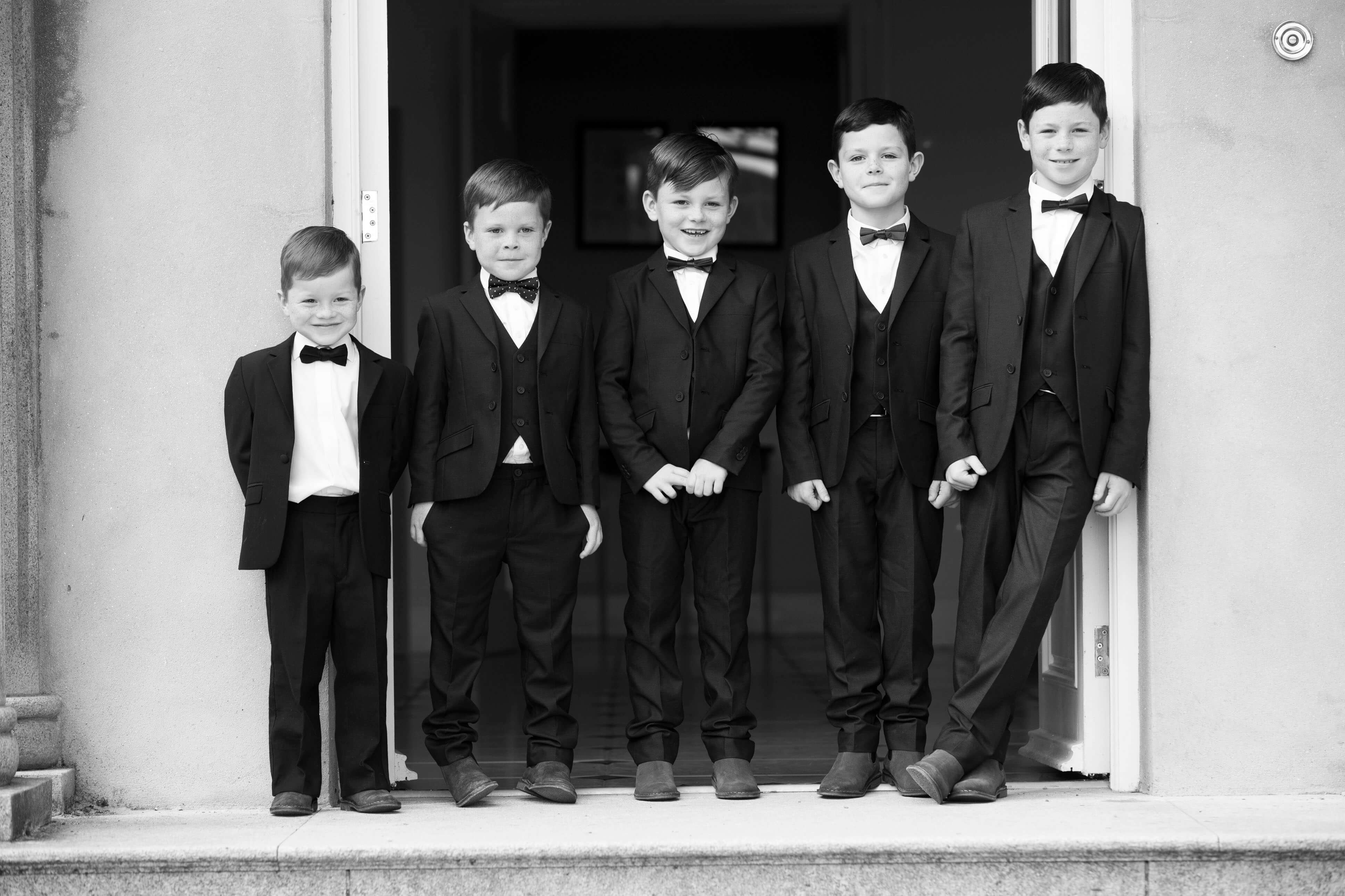 bernard carolan clonwilliam house wedding wicklow kids blacktie