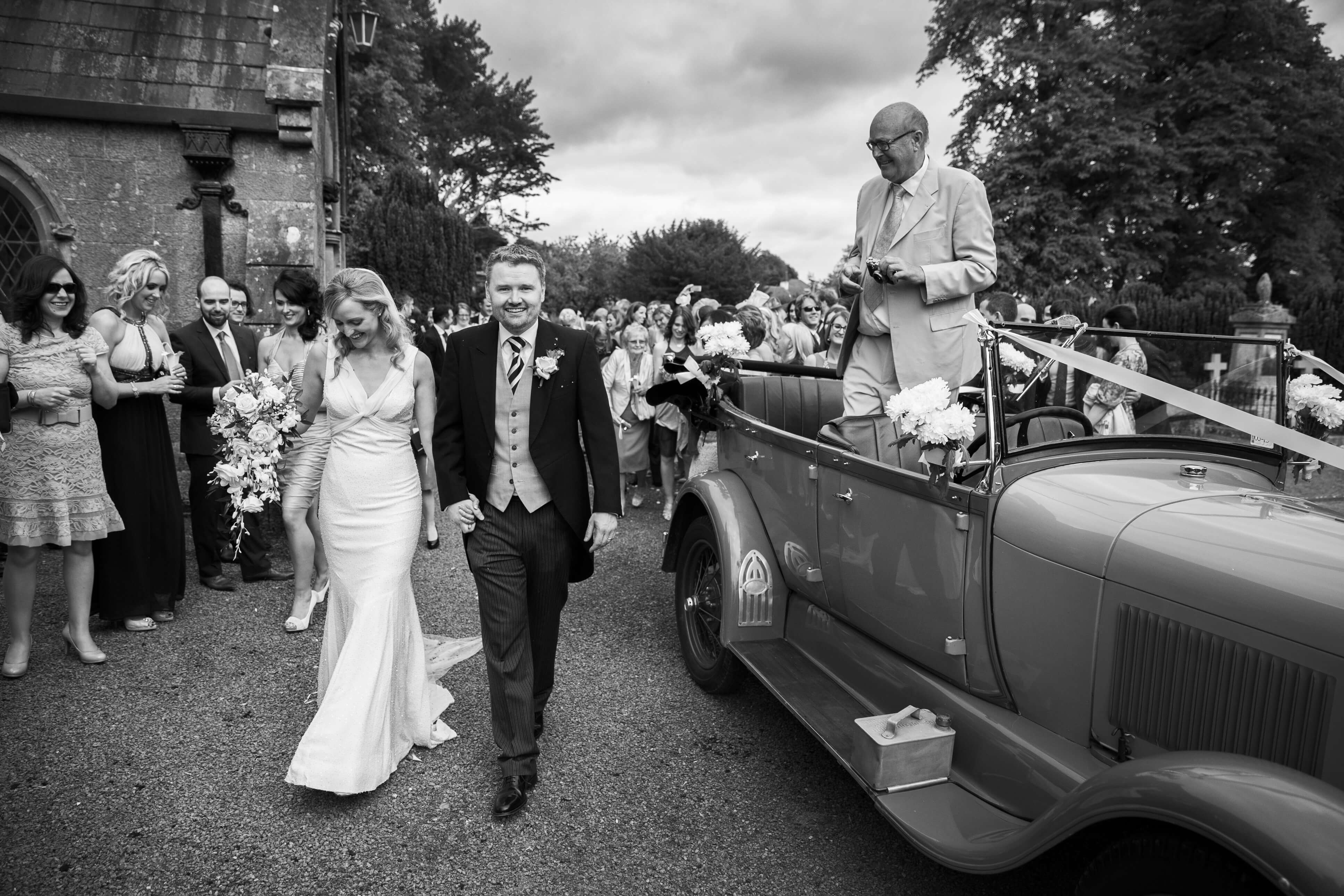 bernard carolan castle durrow wedding photographer abbeyleix church married