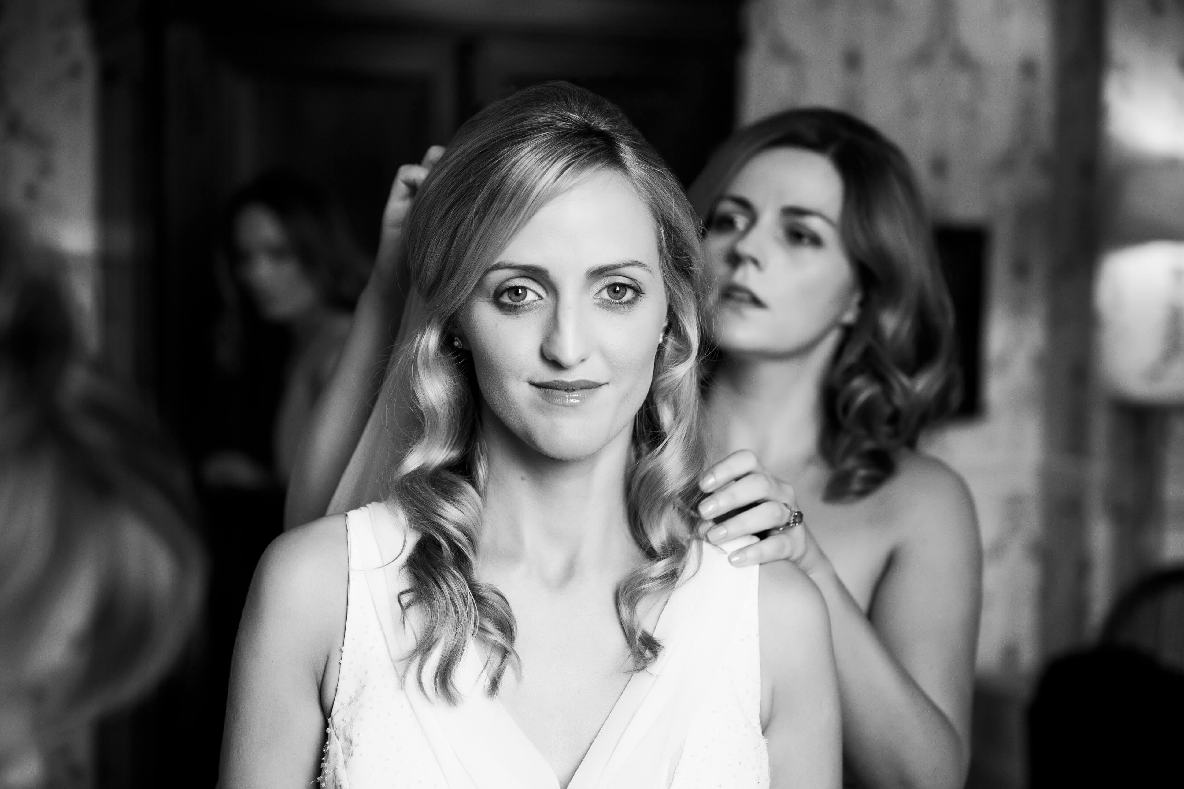 bernard carolan castle durrow wedding photographer bride