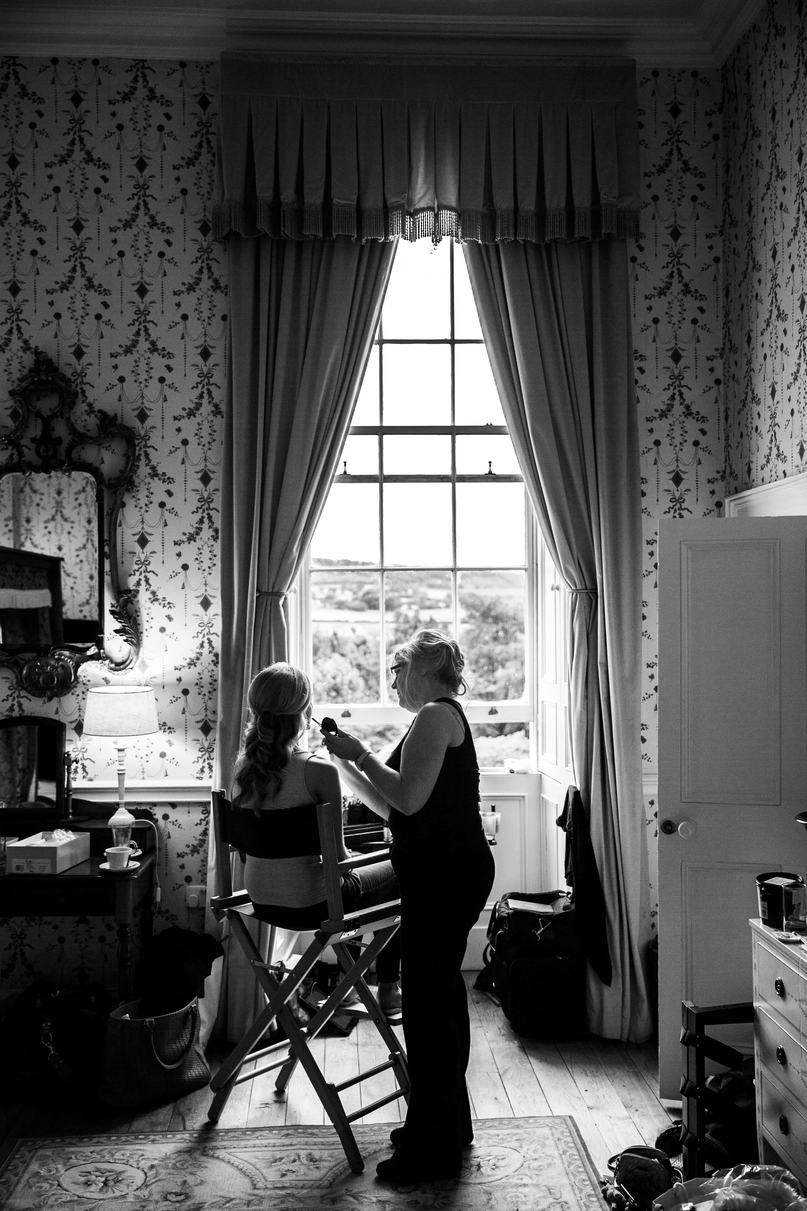 bernard carolan castle durrow wedding photographer make up artist