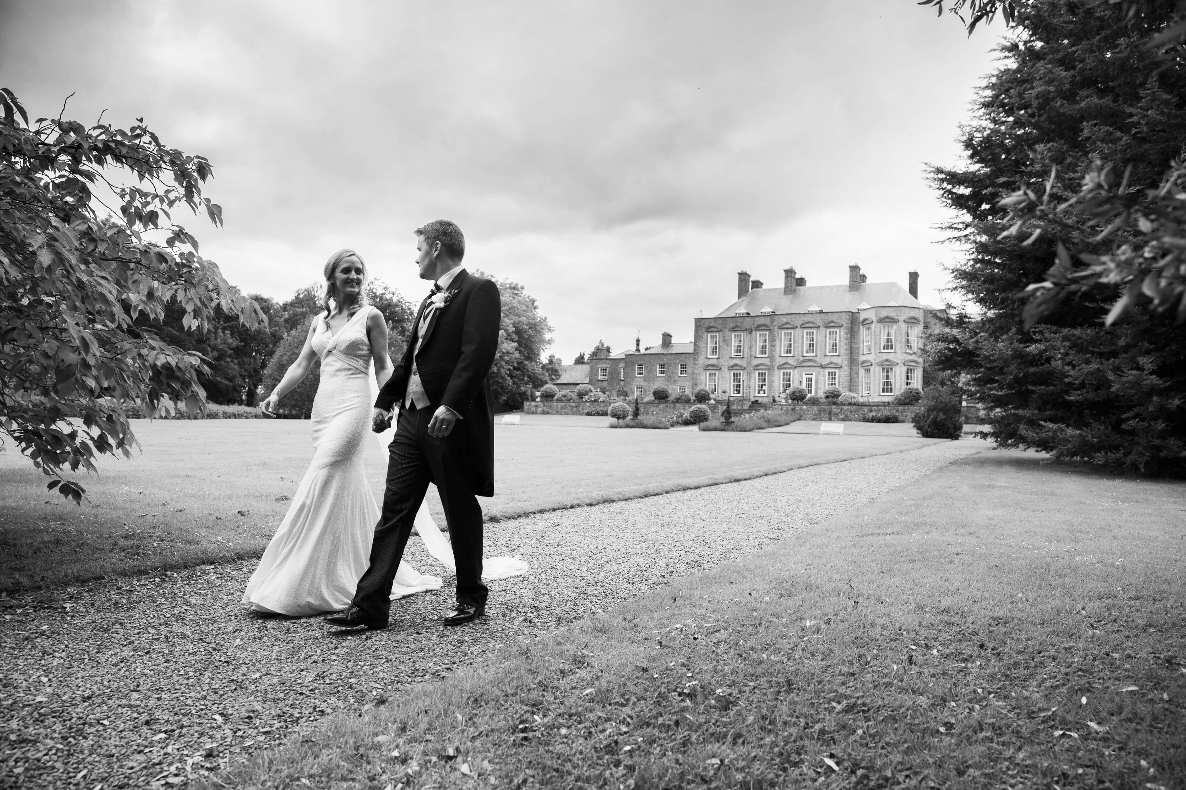 bernard carolan castle durrow wedding photographer walk garden house book